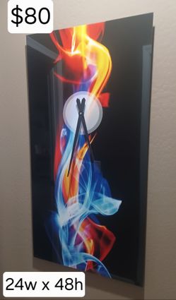 Fire & Ice Clock