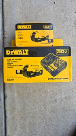 Dewalt 2-5ah batteries and charger