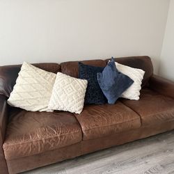 Leather couch