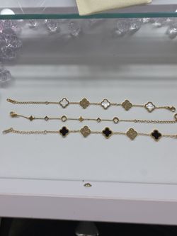 Gold plated bracelets
