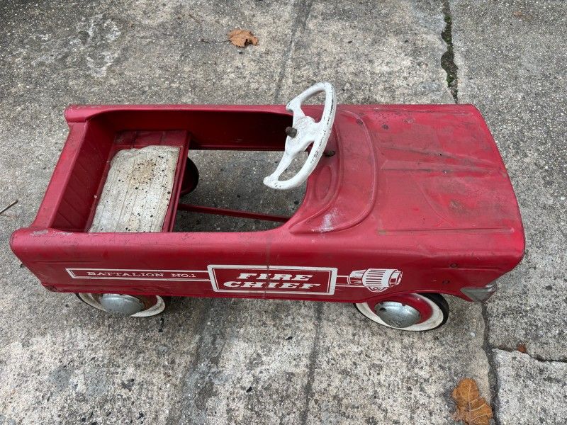 1960 Fire Chief Pedal Car