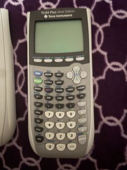 TI-84 Plus Silver Edition Graphing Calculator - Excellent Condition
