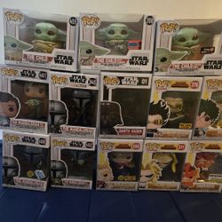 Star Wars And My Hero Academia Funko Pop Lot