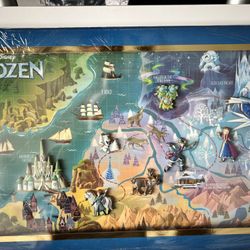 D23 Expo 2024 Disney Pin MOG WDI Maps Frozen Box Set LE400 