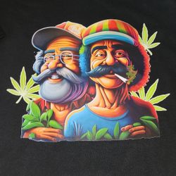 Custom Cheech And Chong Graphic Tee