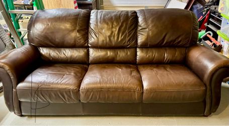 Sofa, mirrors, misc.
