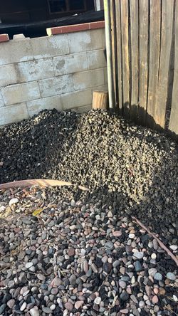 Free black lava rock