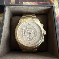 Michael Kors - Chronograph Watch - Rose Gold - $45/OBO