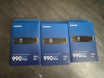 Samsung SSD 990 EVO Plus 4TB, PCIe Gen 4x4 | 5x2 M.2 2280, Up to 7,250 MB/s