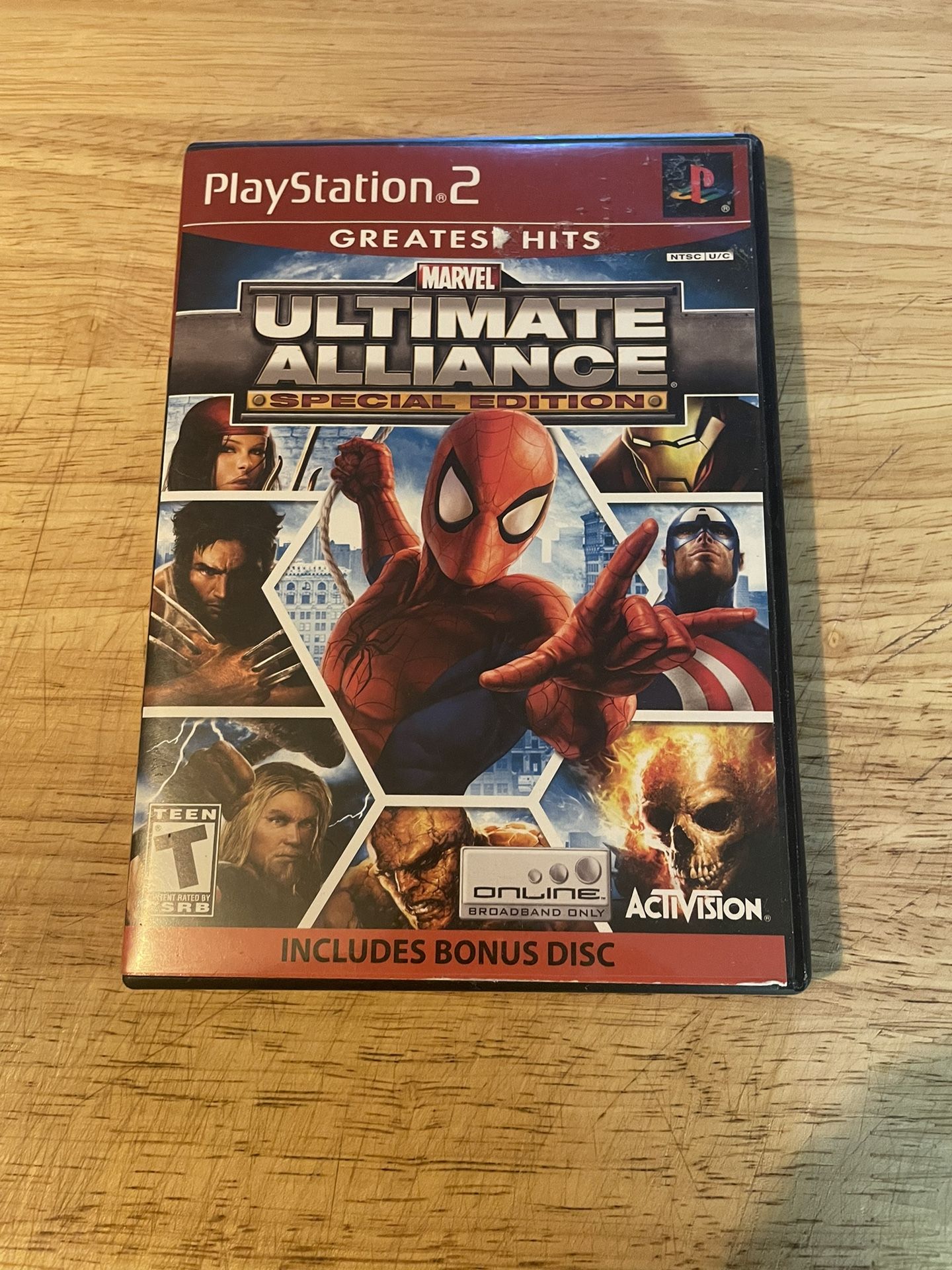 Ps2 Marvel Ultimate Alliance Special Edition 
