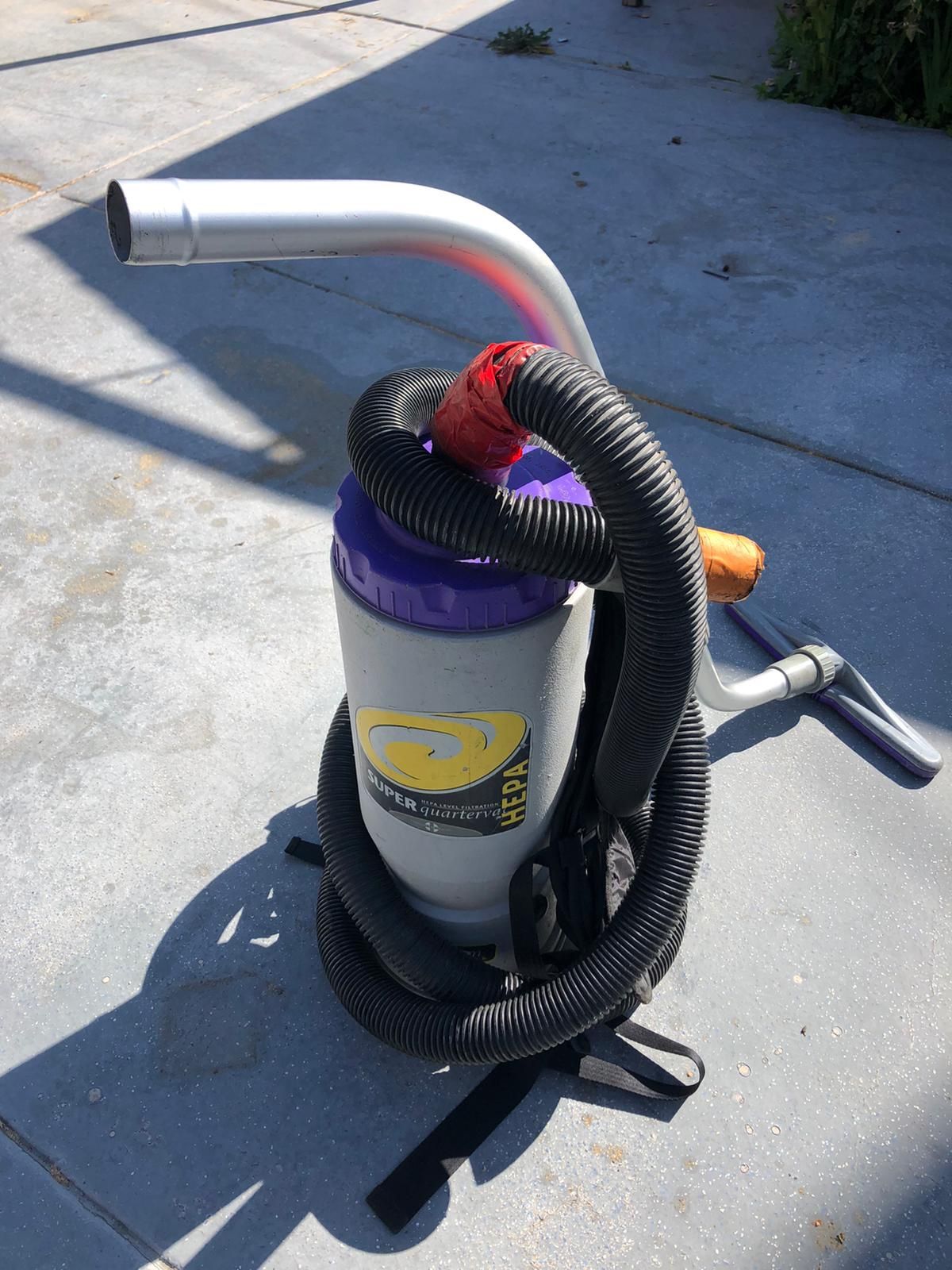 Super Hepa filter backpack vacuum