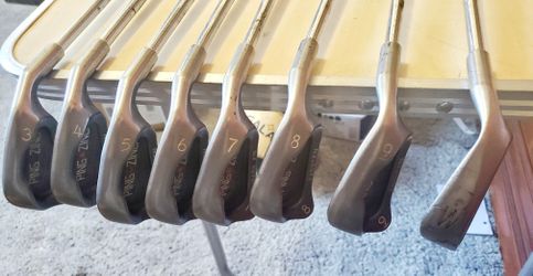 Set Of Ping Zing  Orange Dot Golf Clubs With New Grips