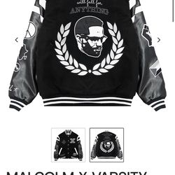 Malcom X varsity Jacket Medium