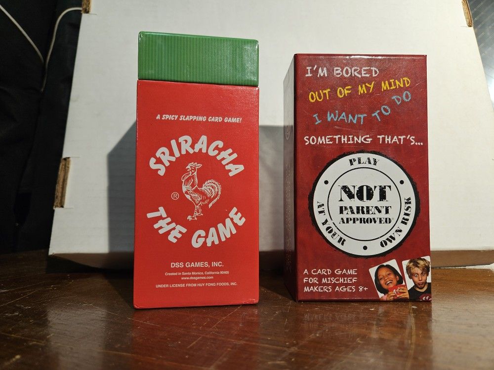 Sriracha The Game + I’m Bored Out Of My Mind Game