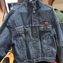 Balenciaga Master Logo Denim Jacket 