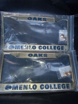 Menlo College License plate Frames