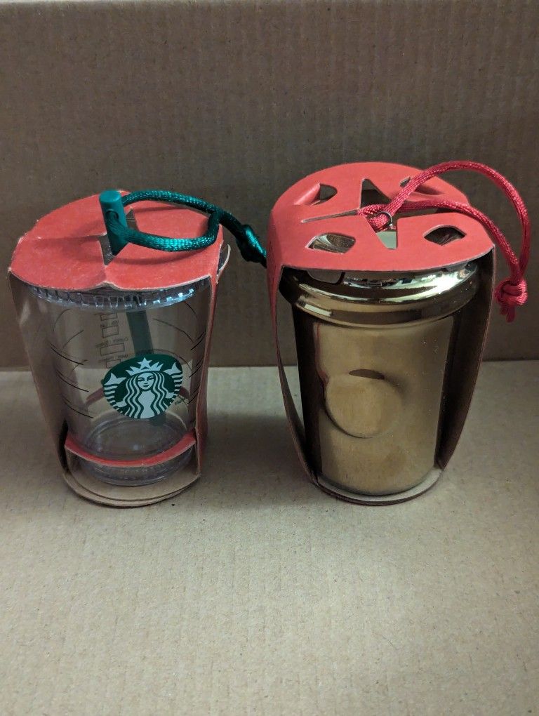 Starbucks Christmas Ornament Cup