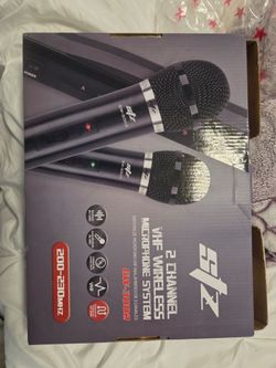 Studio Z GW-3002 Dual Wireless Microphone System – 2 Mics