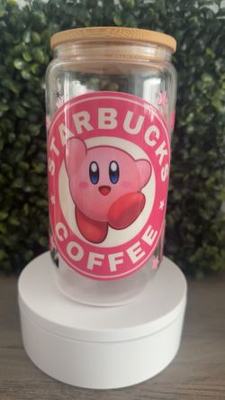 Kirby 16 Oz Glass Cup