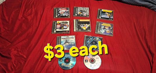 Sony PlayStation 1 ps1 games $3 each