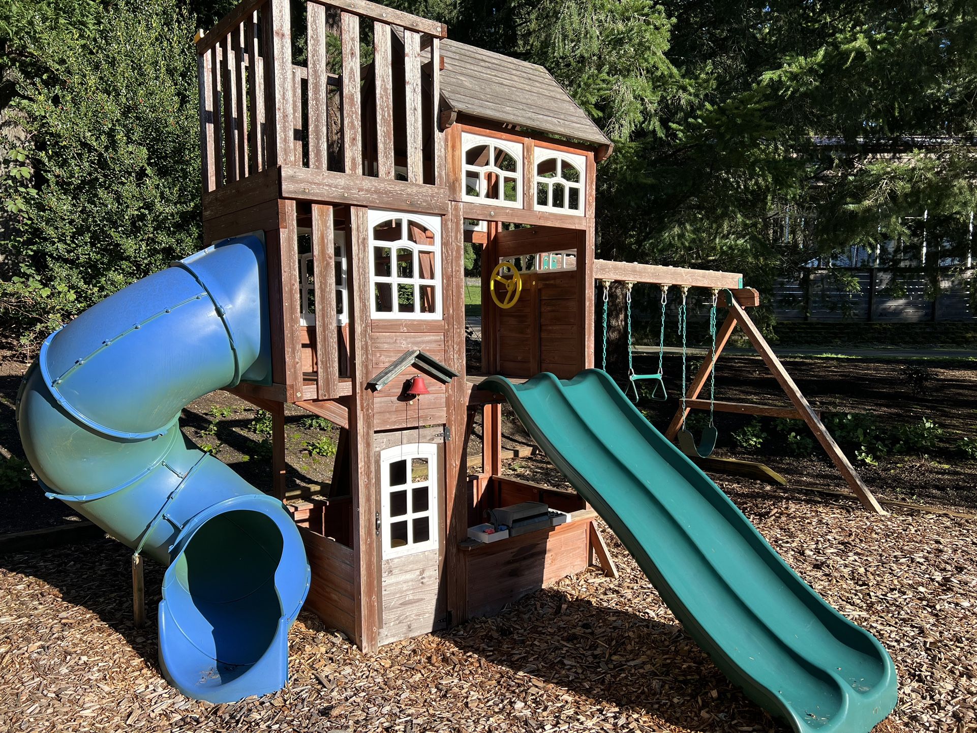 Wood Swing Set / Backyard Playground Set