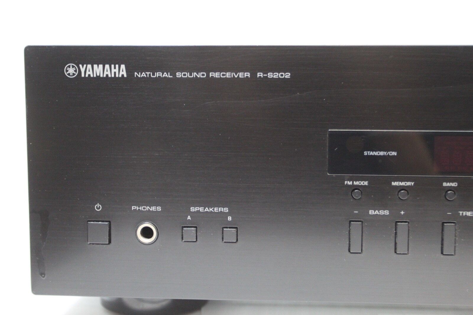 Yamaha R-S202 Bluetooth Natural Sound Stereo Receiver - Black
