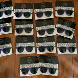 14 Birthday Glasses "21"