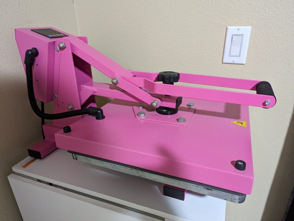 *HOT PINK Swing Design Heat Press