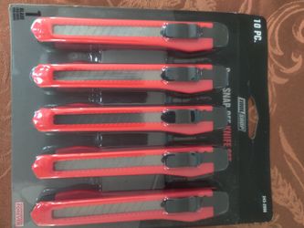 Tool Shop 10-Piece Snap-Off Knife Set