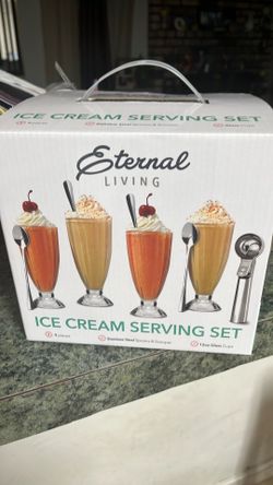 Ice cream serving set