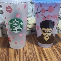 Starbucks Custom Cups Bad Bunny