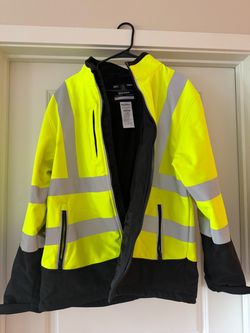 RefrigiWear Hi-Vis Safety Jacket Size Large