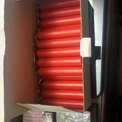 4” red candles