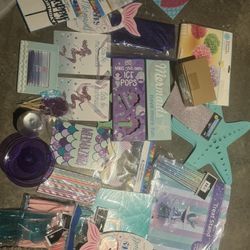 Mermaid theme Bday Supplies 