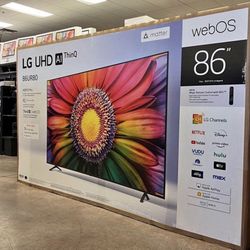 LG 86” UR8000 4K SMART TV