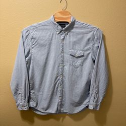 Men’s XXL The Original Lucky Brand California Fit Light Blue Button Up Shirt