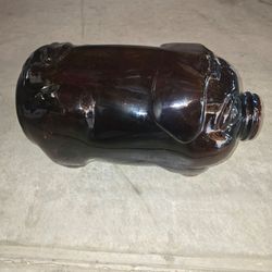 Vintage Libbey Glass 5-Gallon Pig Coin Jar