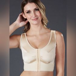SC-480 Sculptures Compression Post-Surgical Bra Vest – Size Large