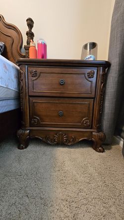Free Bed & Nightstand – Must Pick Up & Haul