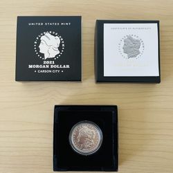2021-P CC Privy Morgan Silver Dollar Coin with Box & CoA