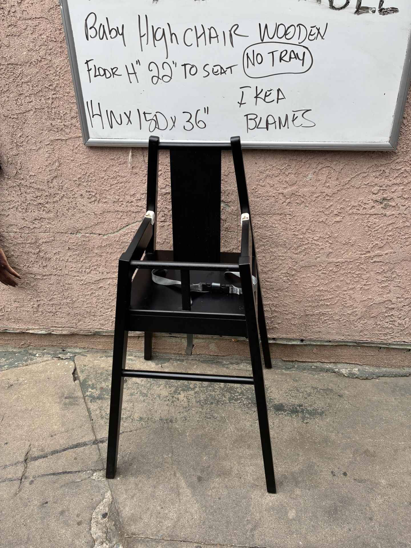 Baby IKEA High Chair No Tray