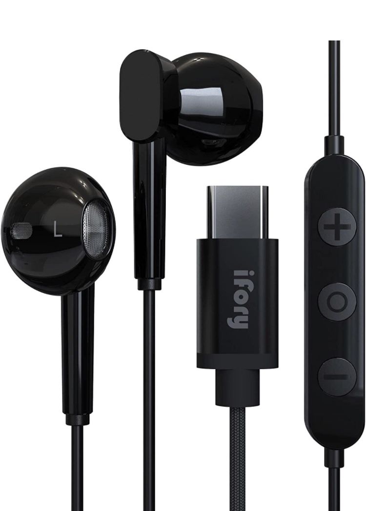 Type C in-Ear Earbud USB C Headphones Compatible with Google  Pixel 3/2/XL, Sony XZ2, iPad Pro