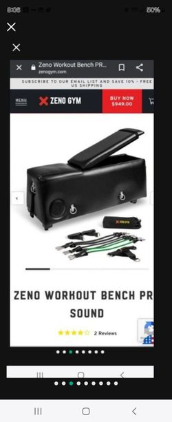 BRAND new Zeno bench Pro
