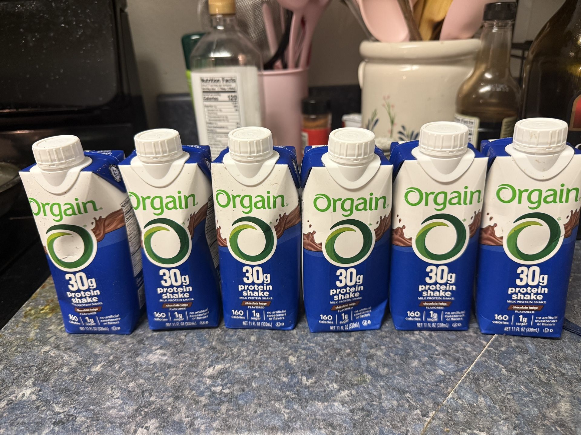 Orgain 30g Protein Shake – Chocolate Flavor (6 Pack)