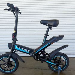 New VoltCycle Electric Bike Adults 350W Motor 14 inch E Bike 18.6mph Folding Ebike  New and Built  Advantages of VoltCycle electric bike：  【Super Cost