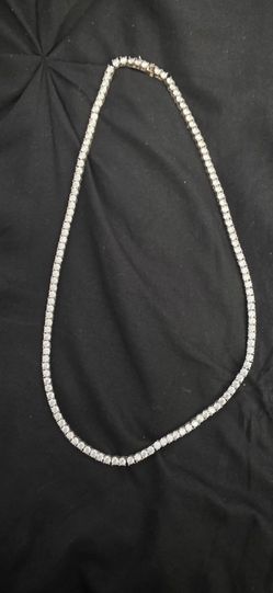 Tennis Chain 22" Moissanite 4mm