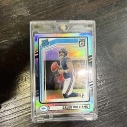 Caleb Willam's optic holo rated rookie 
