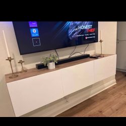 Floating IKEA Tv Stand 