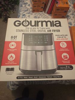 Gourmet stainless steel digital air fryer