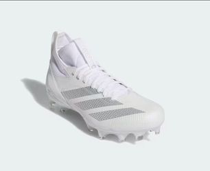 Men's Adidas Adizero Impact White Silver Football Cleats Sz 11.5 🏈